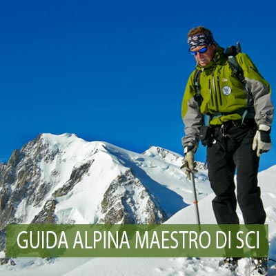 guida alpina maestro di sci